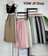 Casual Side Strip Drawstring High Waist Cargo Skirts